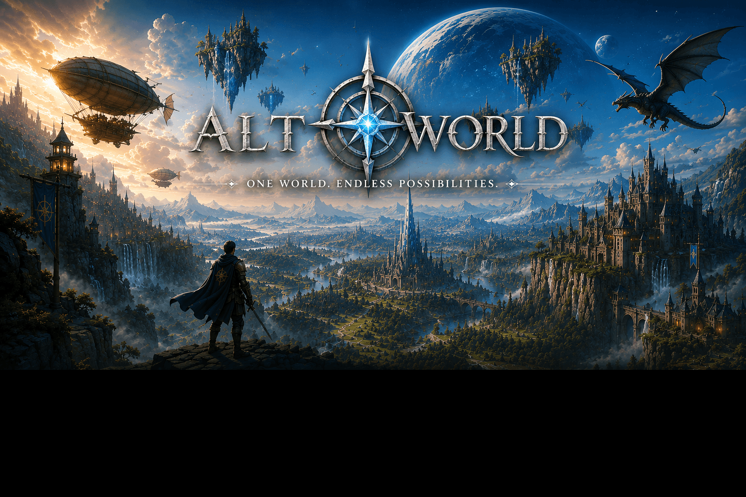 Alt World dark fantasy landscape